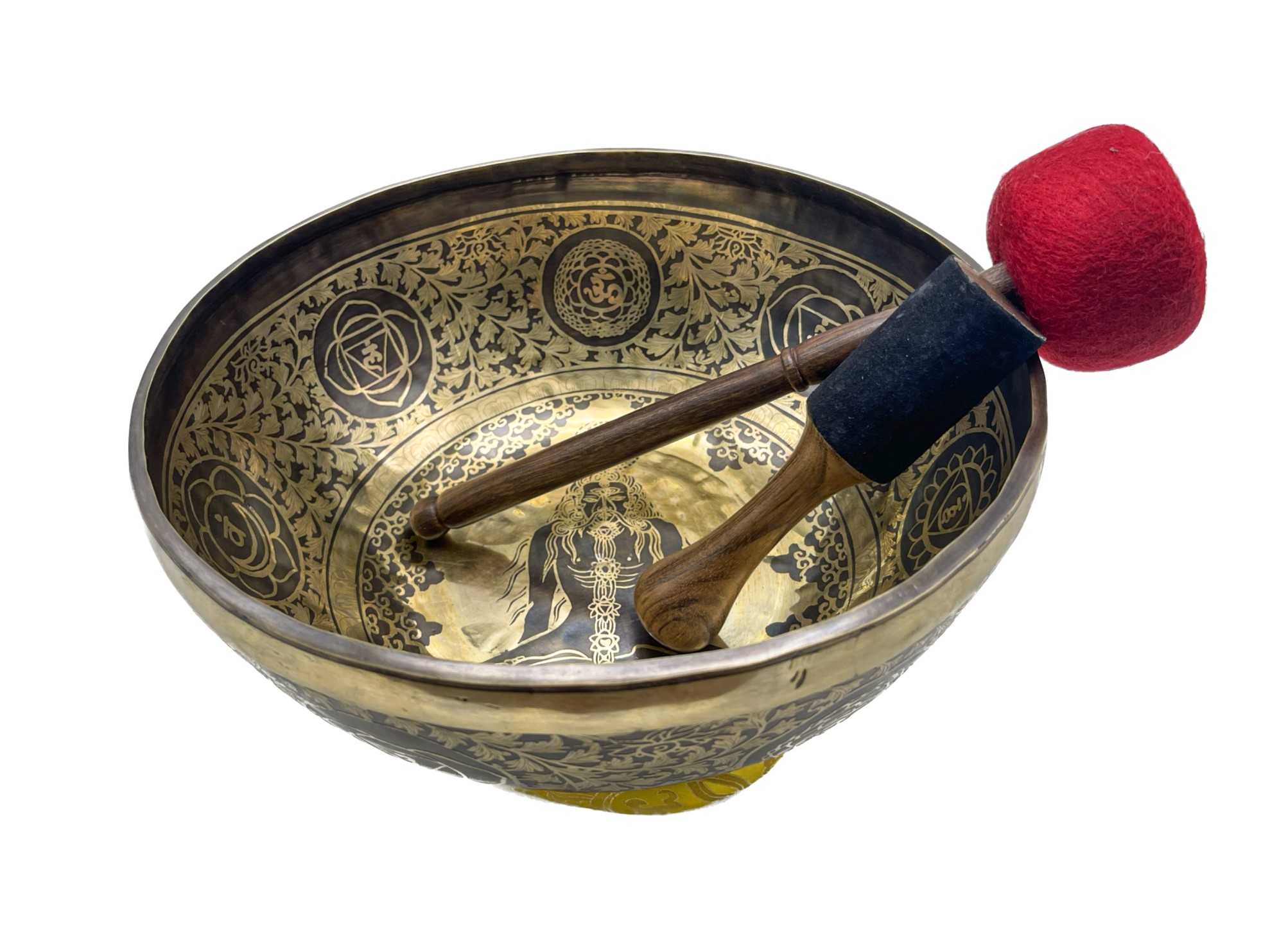 Yogi Carving Singing Bowl