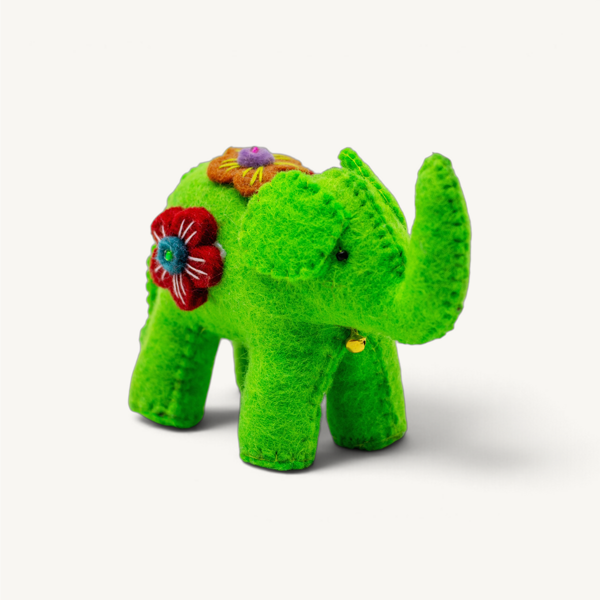 Handmade Elephant Figurines | Educational Gifts for kids | 100% Wool from New Zealand | Eco-Friendly Décor | Needle Felted Animals Gifts