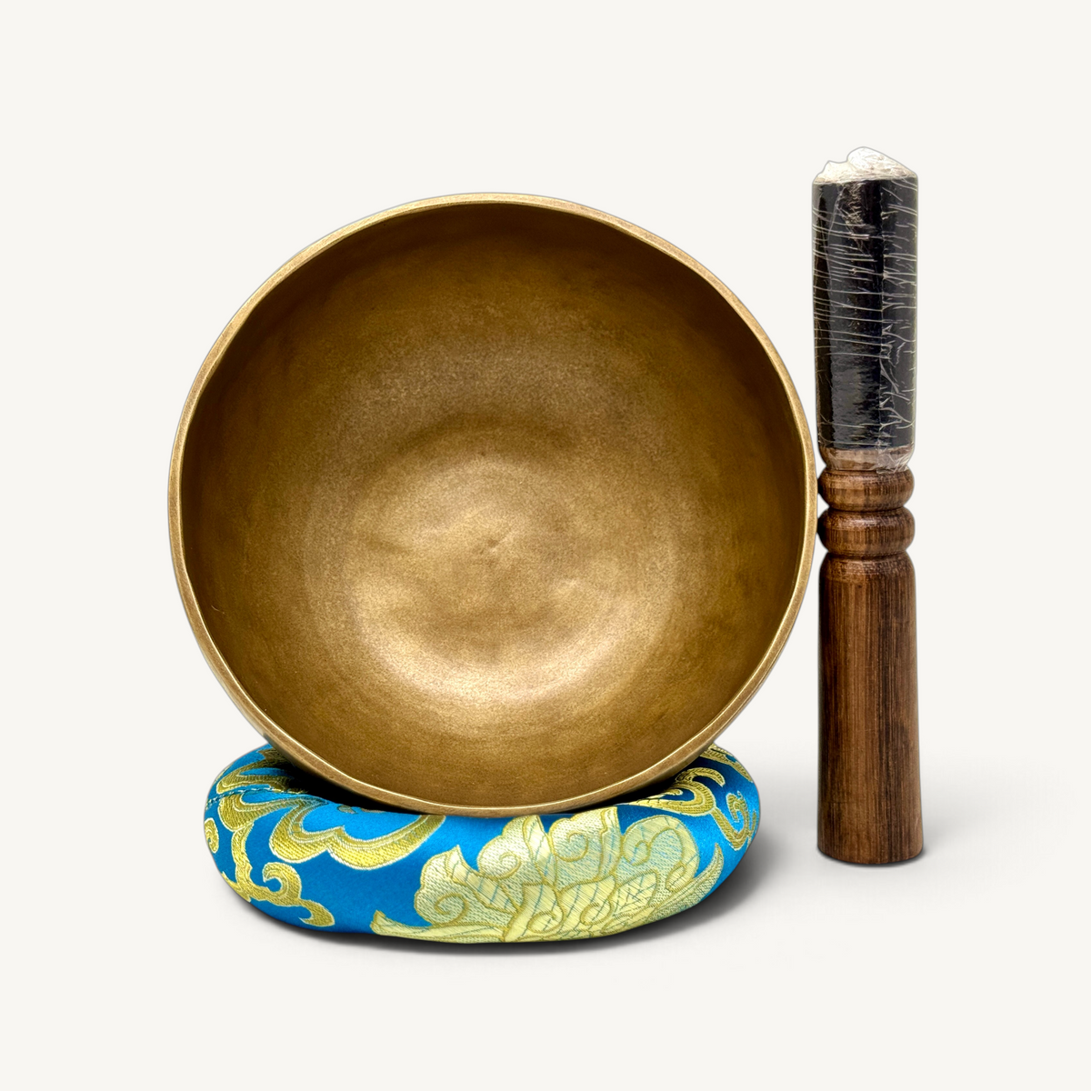 Small Antique Dim Color Handmade Full moon Singing bowl with Om Mane Padme Hum Carving | Handmade From Nepal
