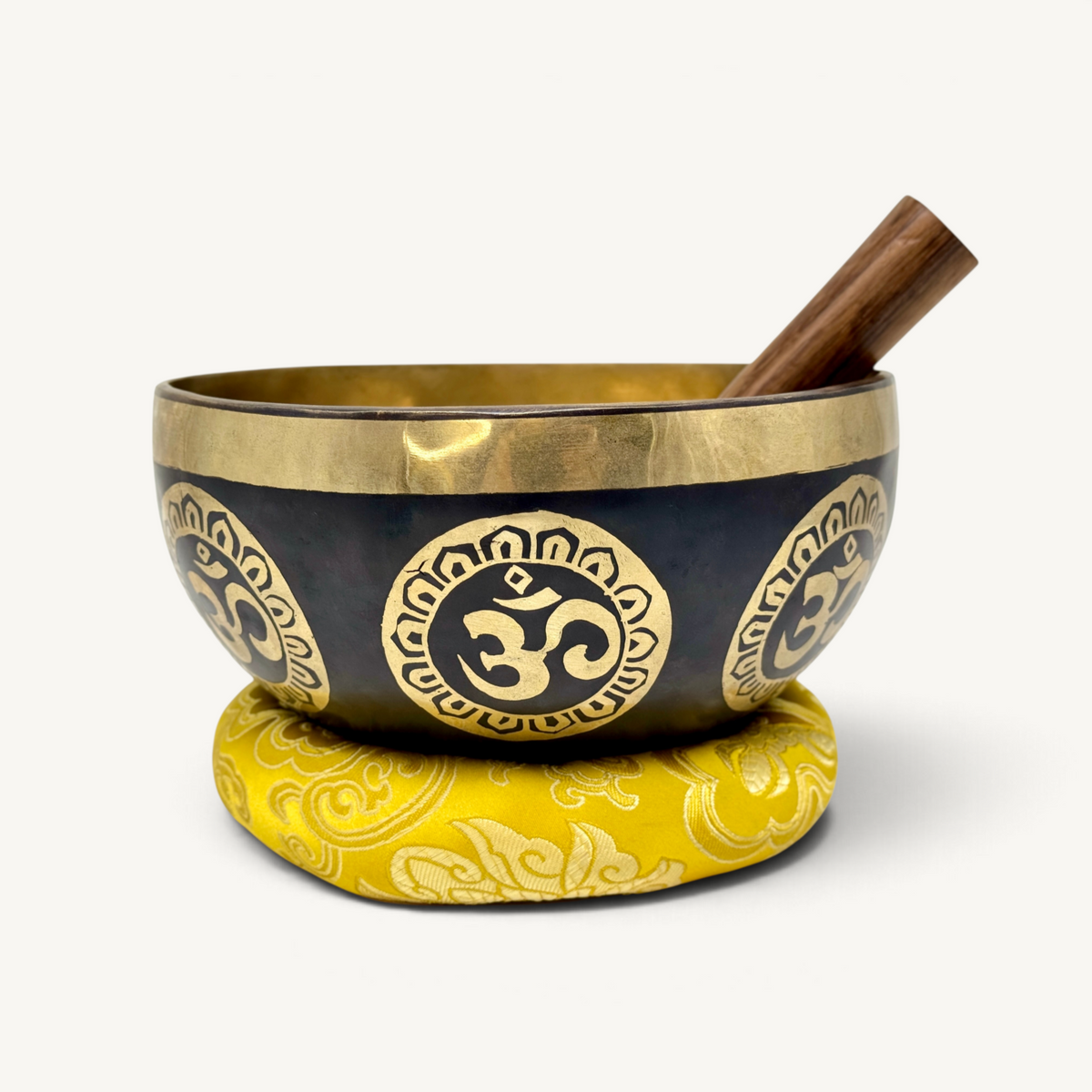 Palm size Handmade Tibetan Singing bowl with Om etching | Best for meditation, Yoga, Sound bath