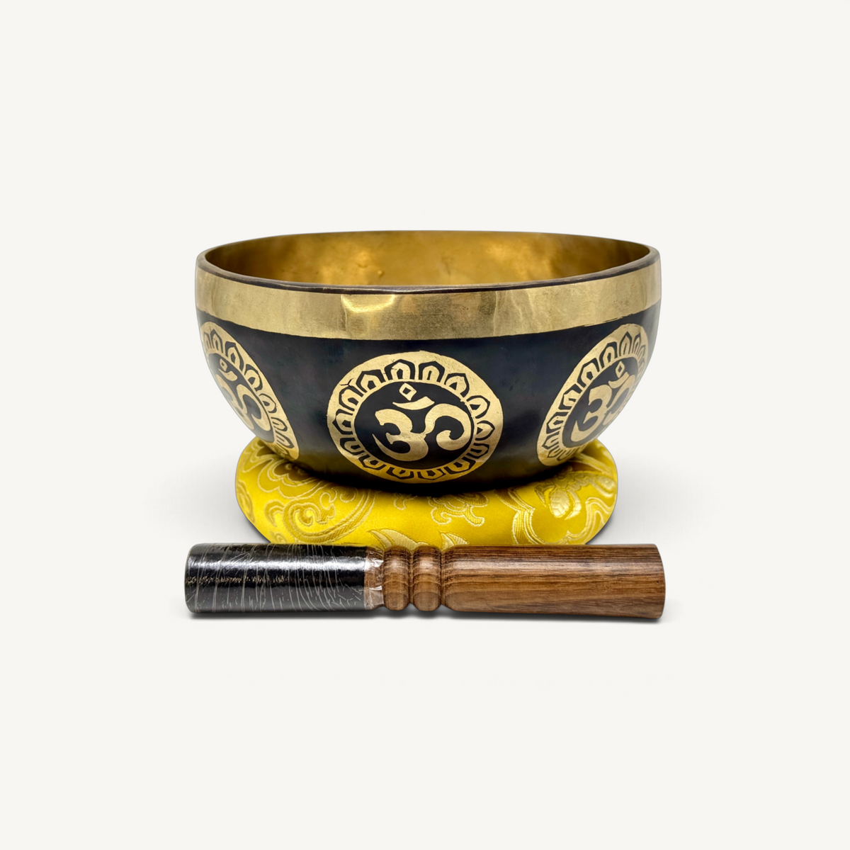 Palm size Handmade Tibetan Singing bowl with Om etching | Best for meditation, Yoga, Sound bath
