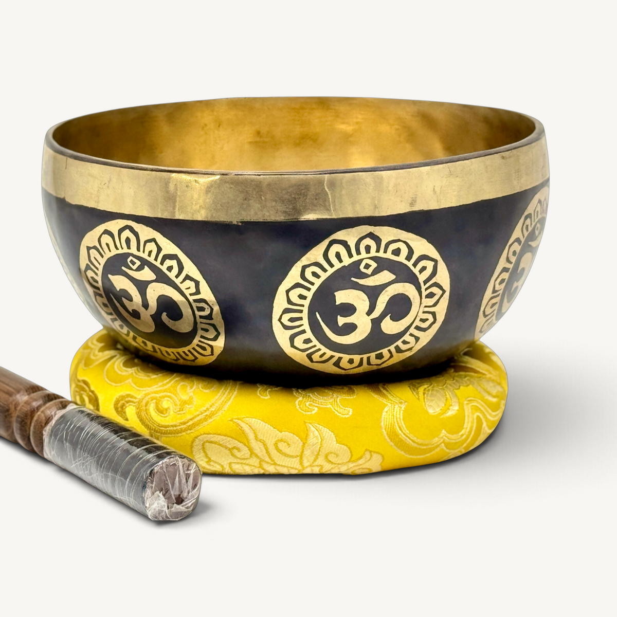 Palm size Handmade Tibetan Singing bowl with Om etching | Best for meditation, Yoga, Sound bath